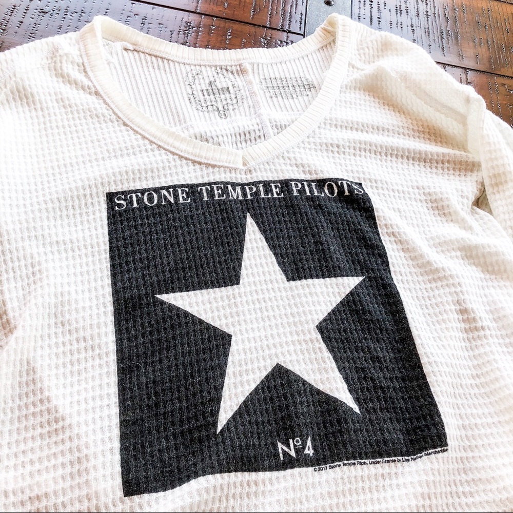 Stone Temple Pilots Thermal Style Waffle Top